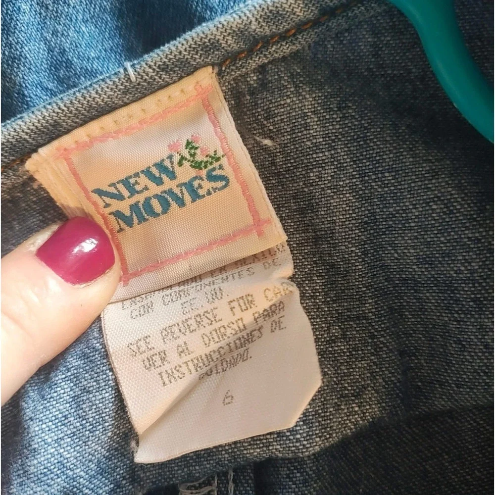 Vintage Sz 6‎ New Moves Denim Dress